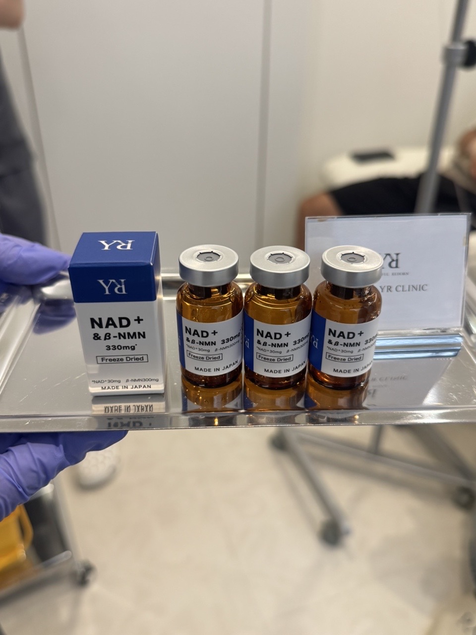 男性2名のNAD+・β-NMN点滴:院内対応記録