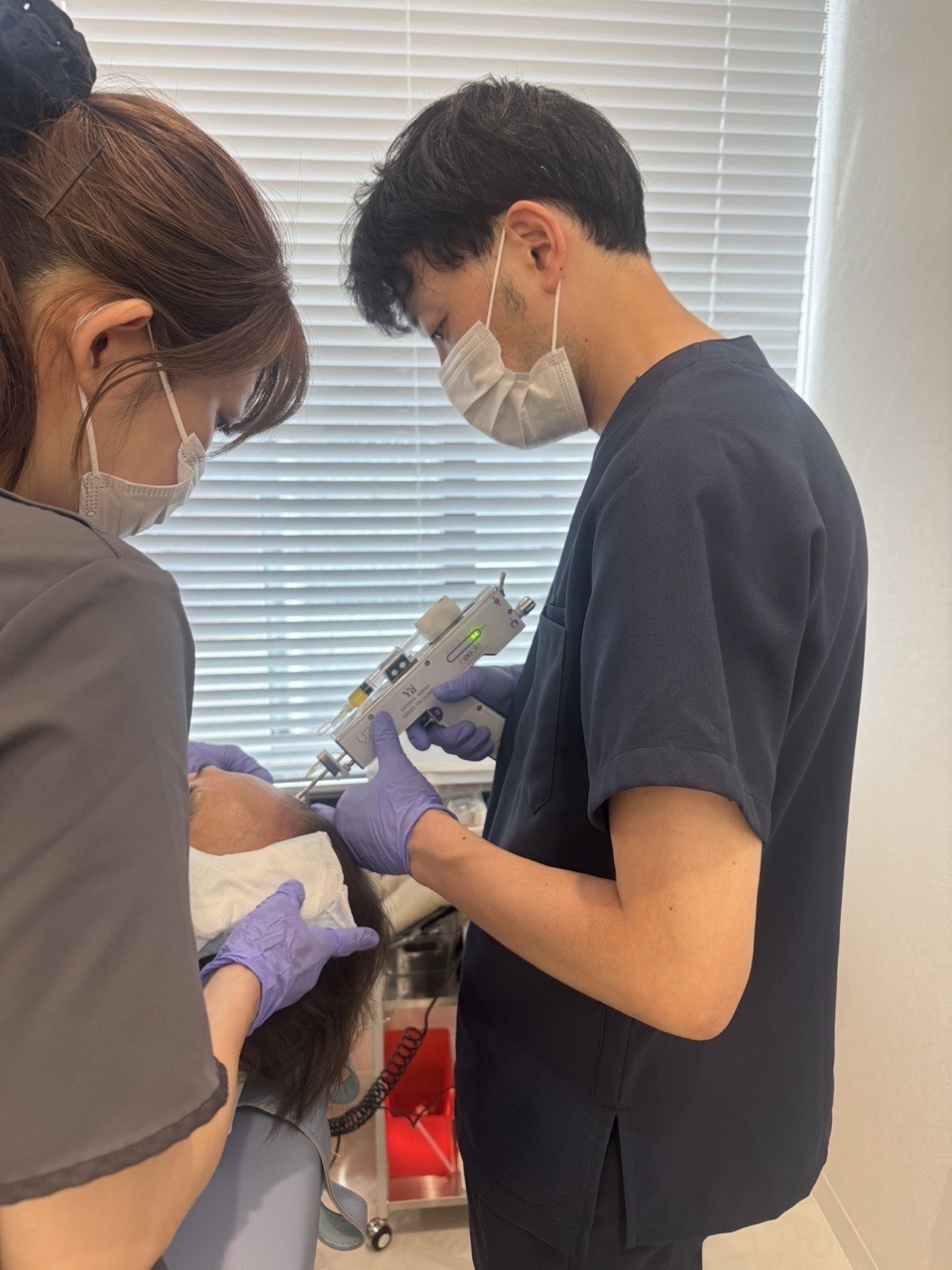 60代女性：顔・頭皮・膝関節PRPを含む複合診療記録